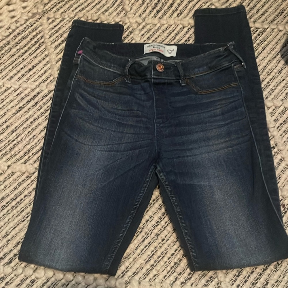 Abercrombie kids pull on jeans jegging size 13/14